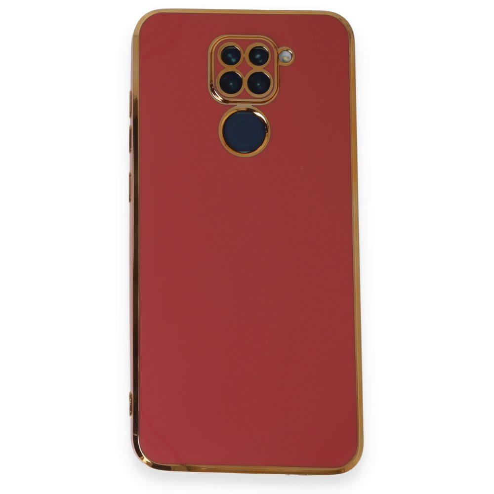 Redmi Note 9 Kılıf Volet Silikon - Kırmızı