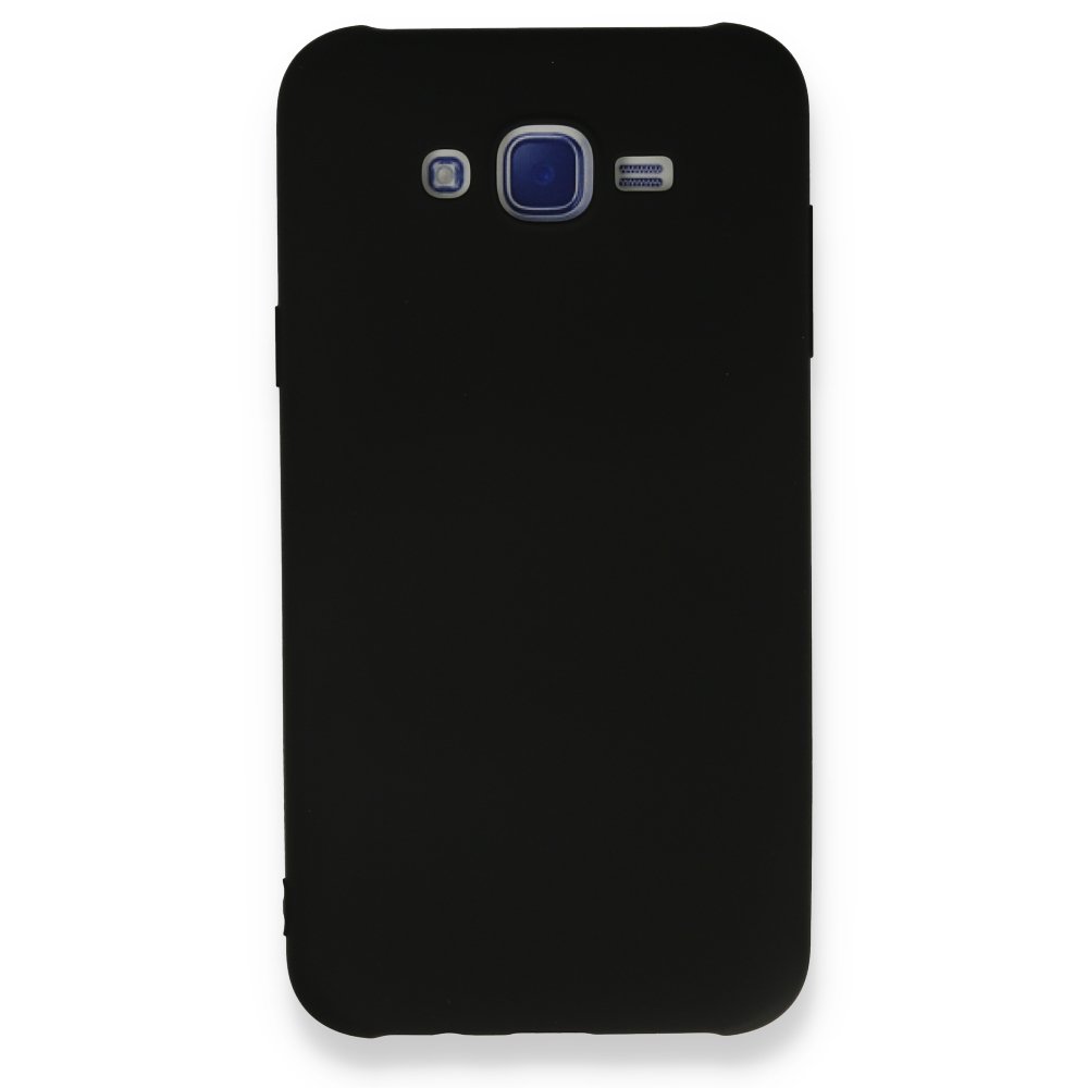  Samsung Galaxy J7 Kılıf Nano içi Kadife Silikon - Siyah