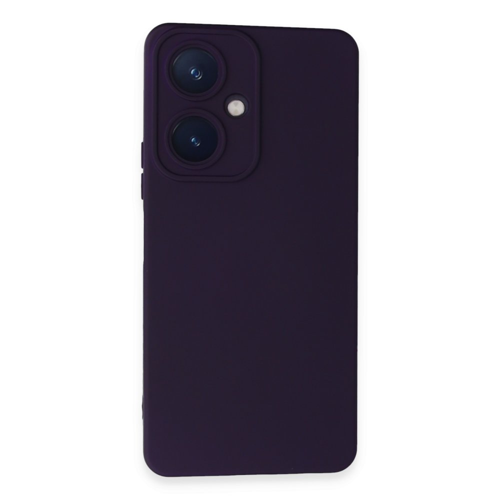  Vivo Y27 Kılıf Nano içi Kadife Silikon - Mor