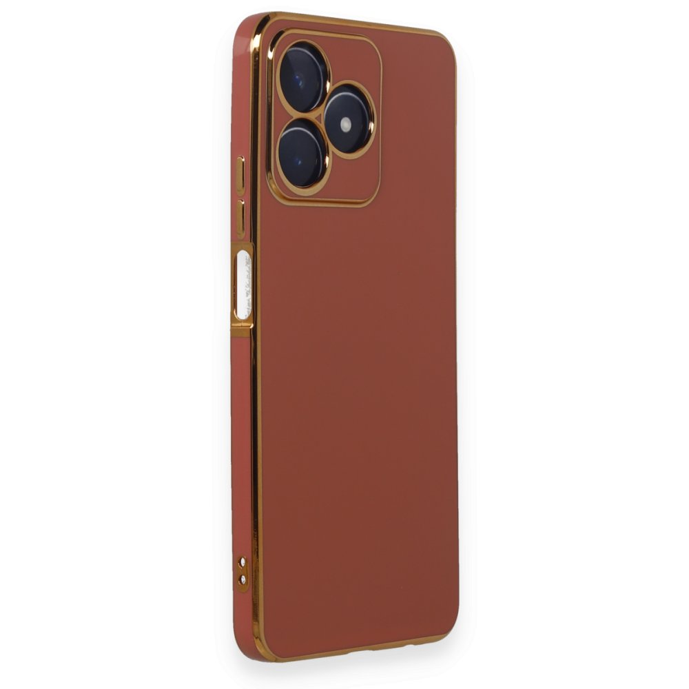 Realme C53 Kılıf Volet Silikon - Kırmızı Realme C53 Kılıf Volet Silikon - Kırmızı
