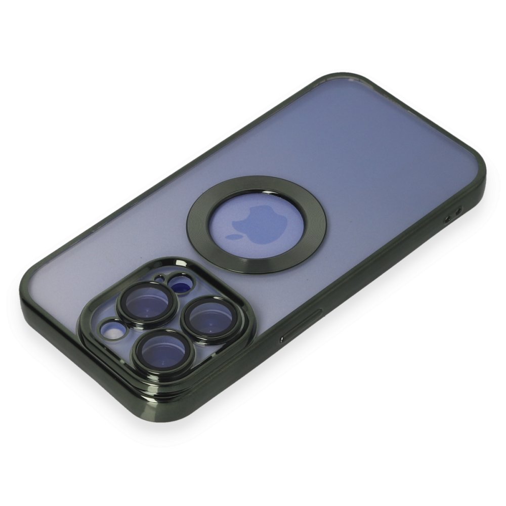 iPhone 15 Pro Max Kılıf Slot Silikon - Köknar Yeşili iPhone 15 Pro Max Kılıf Slot Silikon - Köknar Yeşili