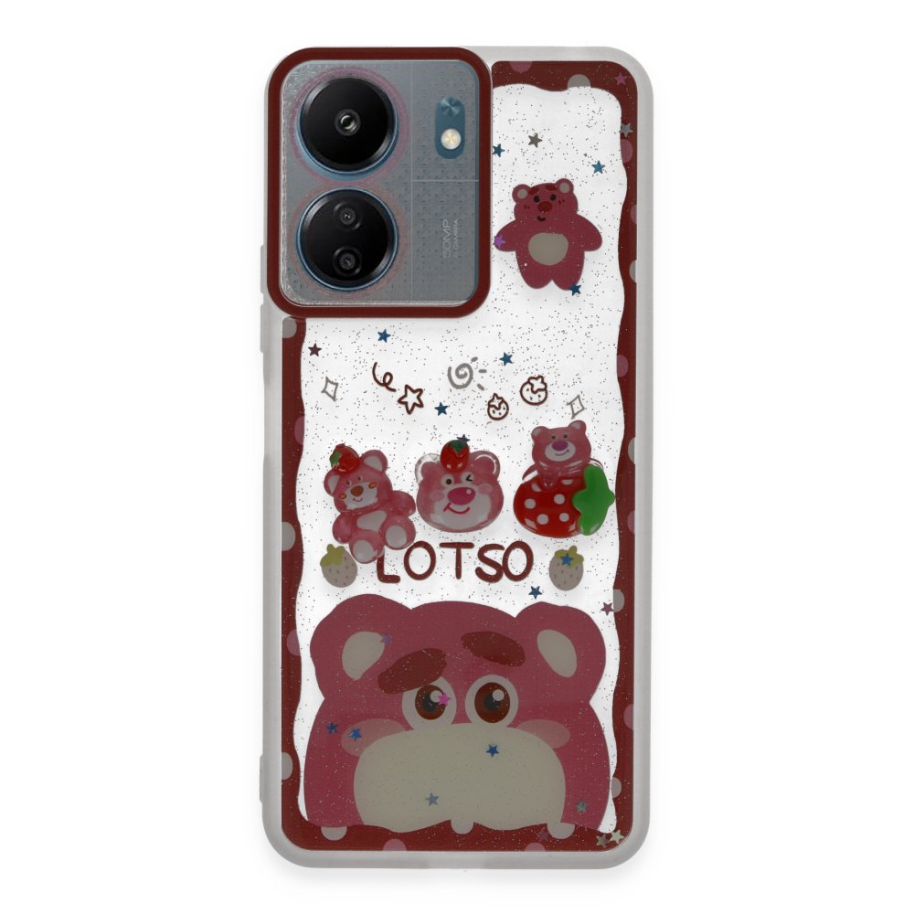 Redmi 13C Kılıf Sweet Desenli Silikon Kapak - Pembe Redmi 13C Kılıf Sweet Desenli Silikon Kapak - Pembe