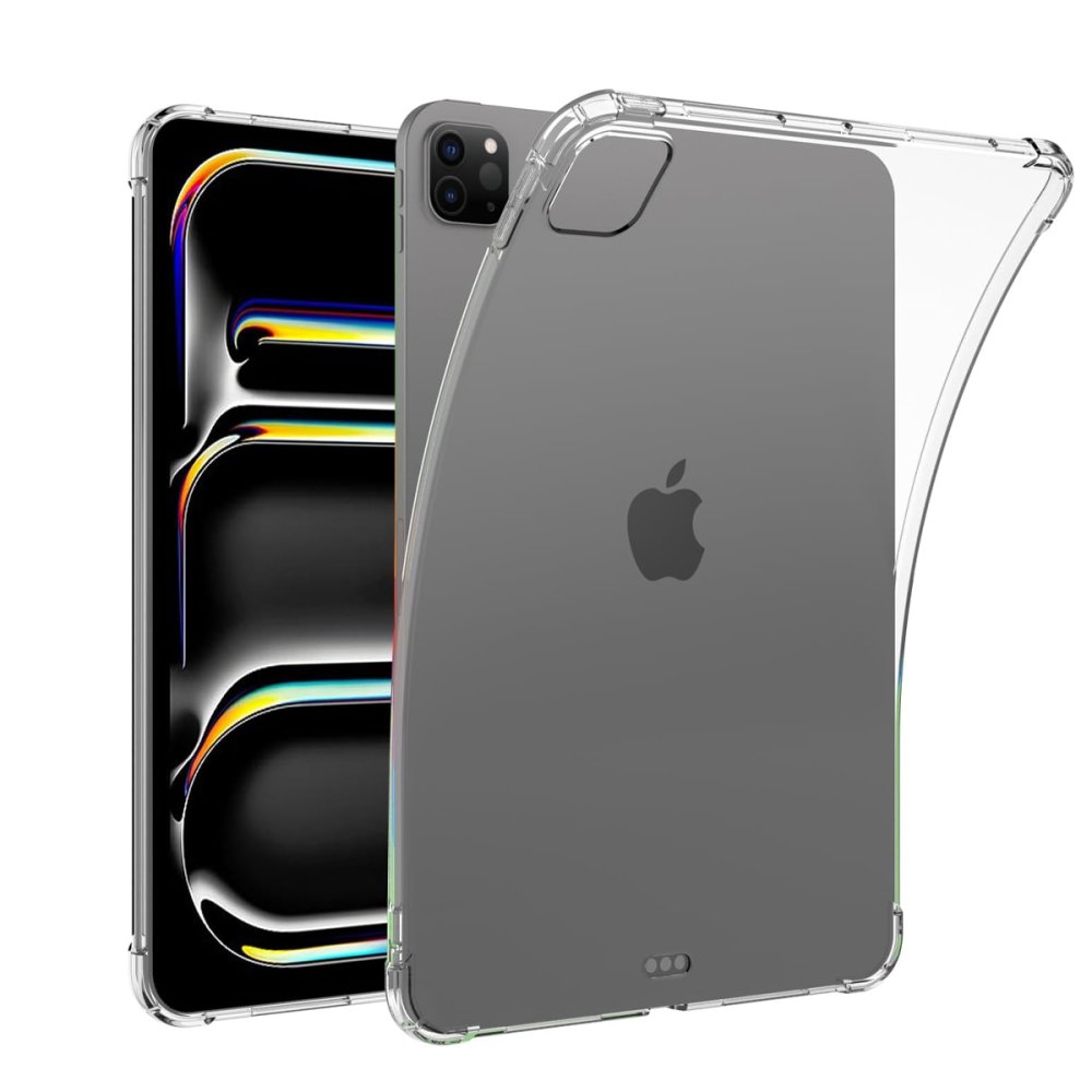 iPad Pro 11 (2024) Kılıf Anti Şeffaf Tablet Silikon - Şeffaf iPad Pro 11 (2024) Kılıf Anti Şeffaf Tablet Silikon - Şeffaf