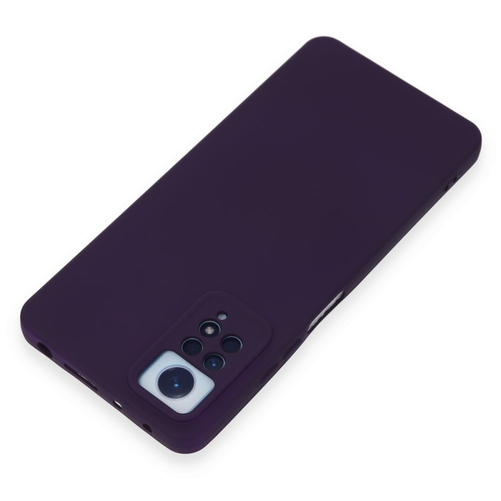 Redmi Note 12 Pro 4G Kılıf Nano içi Kadife Silikon - Mor