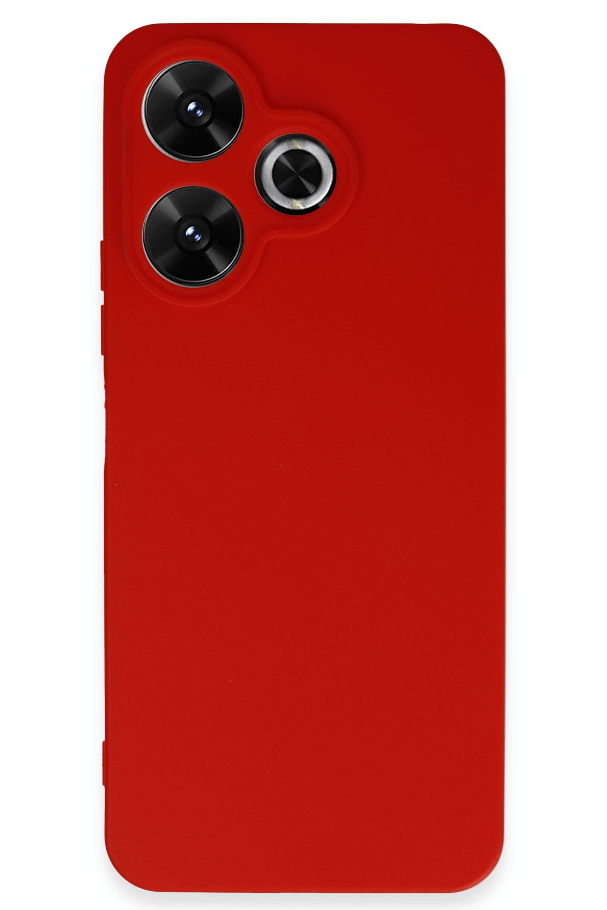 Redmi 13 4G Kılıf First Silikon - Kırmızı Redmi 13 4G Kılıf First Silikon - Kırmızı