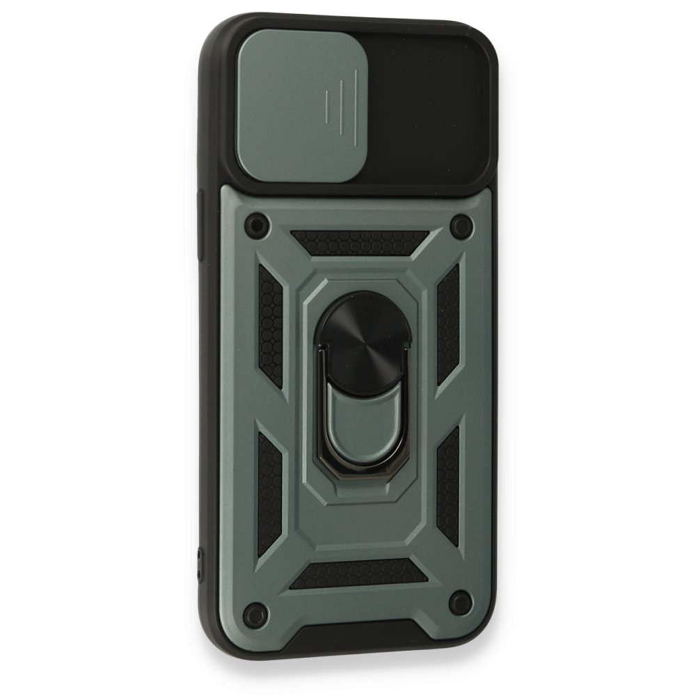 iPhone 15 Pro Max Kılıf Pars Lens Yüzüklü Silikon - Yeşil iPhone 15 Pro Max Kılıf Pars Lens Yüzüklü Silikon - Yeşil