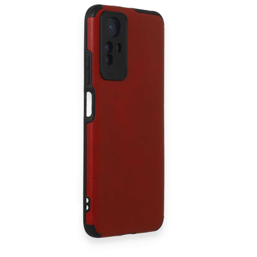 Redmi Note 12S Kılıf Loop Deri Silikon - Kırmızı Redmi Note 12S Kılıf Loop Deri Silikon - Kırmızı