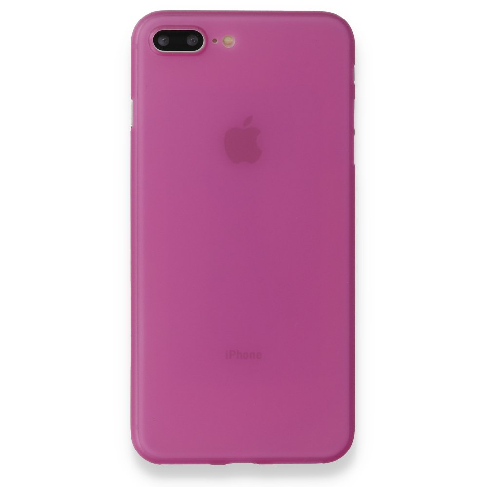  iPhone 8 Plus Kılıf PP Ultra İnce Kapak - Pembe