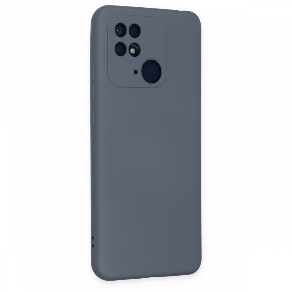 Xiaomi Poco C40 Kılıf Nano içi Kadife Silikon - Gri Xiaomi Poco C40 Kılıf Nano içi Kadife Silikon - Gri