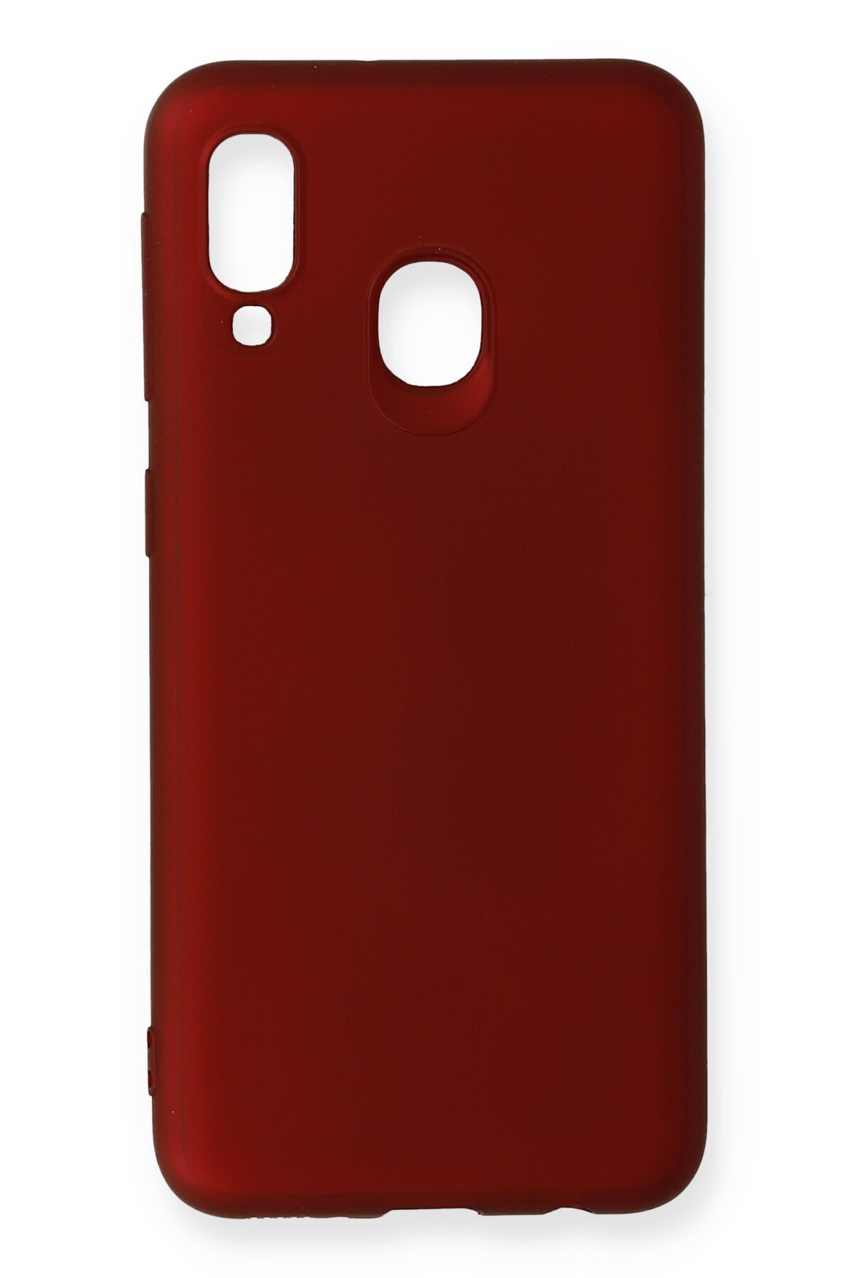  Samsung Galaxy A20E Kılıf First Silikon - Bordo