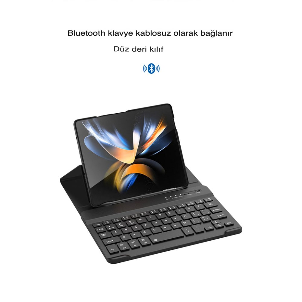  Universal Universal Kılıf Fold Klavye - Siyah