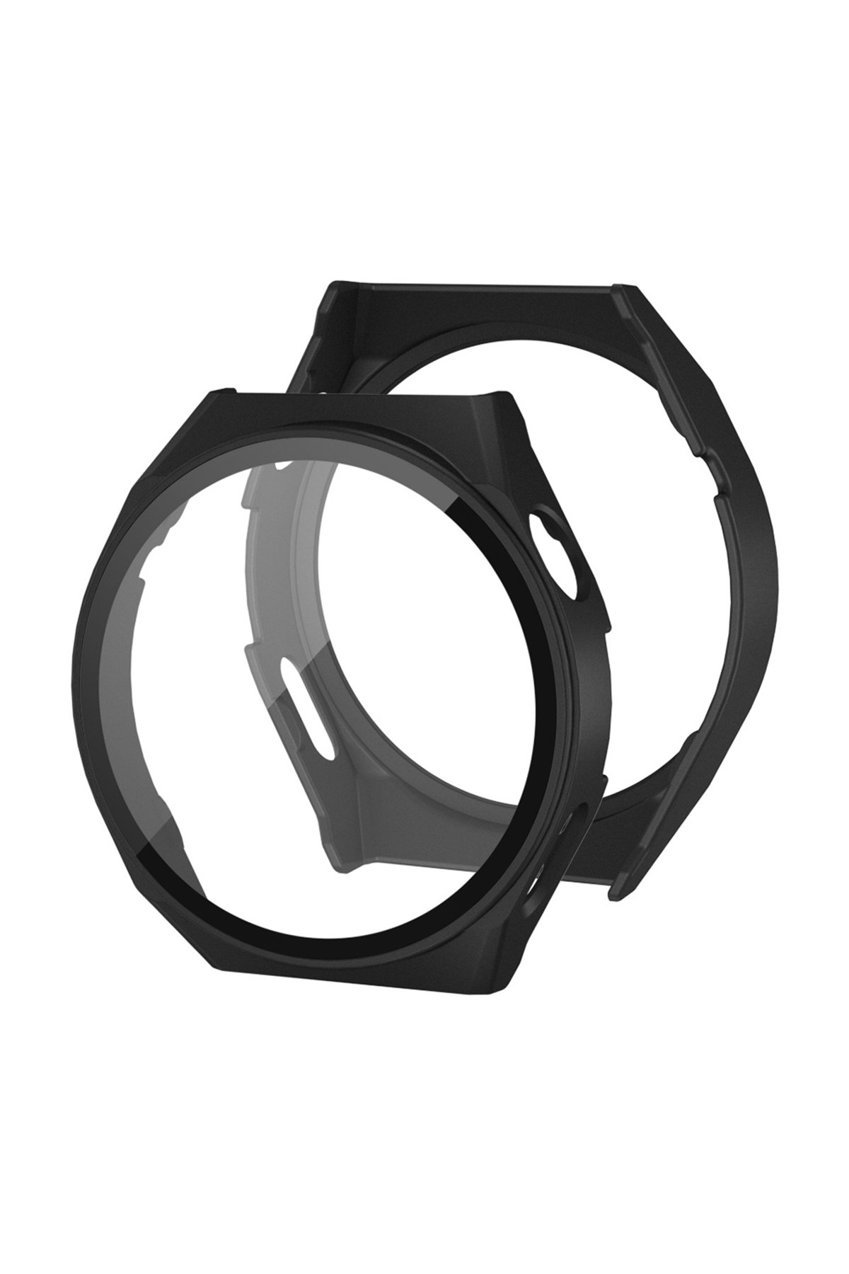  Huawei Watch GT2 Pro 46mm Dota Camlı Kasa Ekran Koruyucu - Siyah