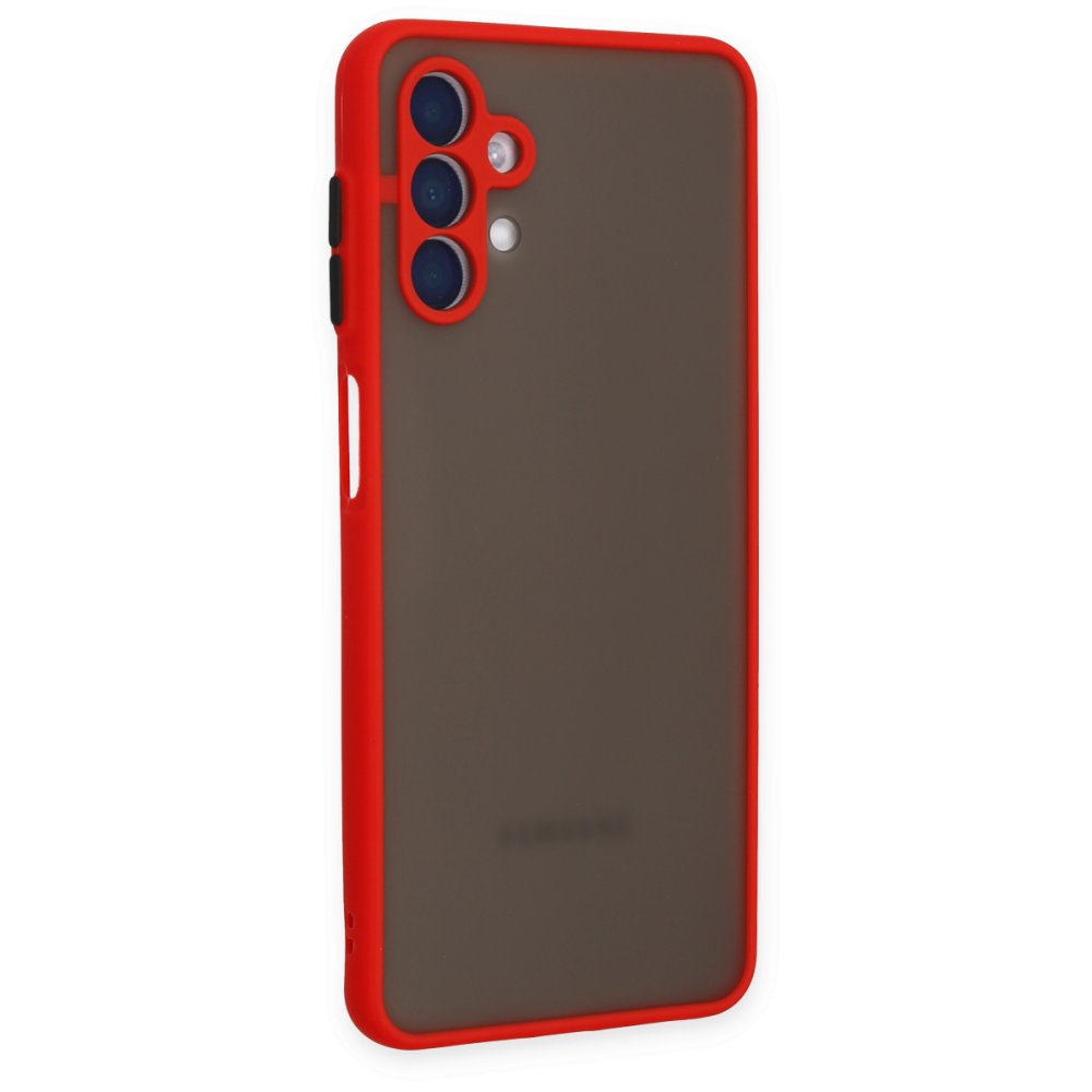  Samsung Galaxy A04S Kılıf Montreal Silikon Kapak - Kırmızı