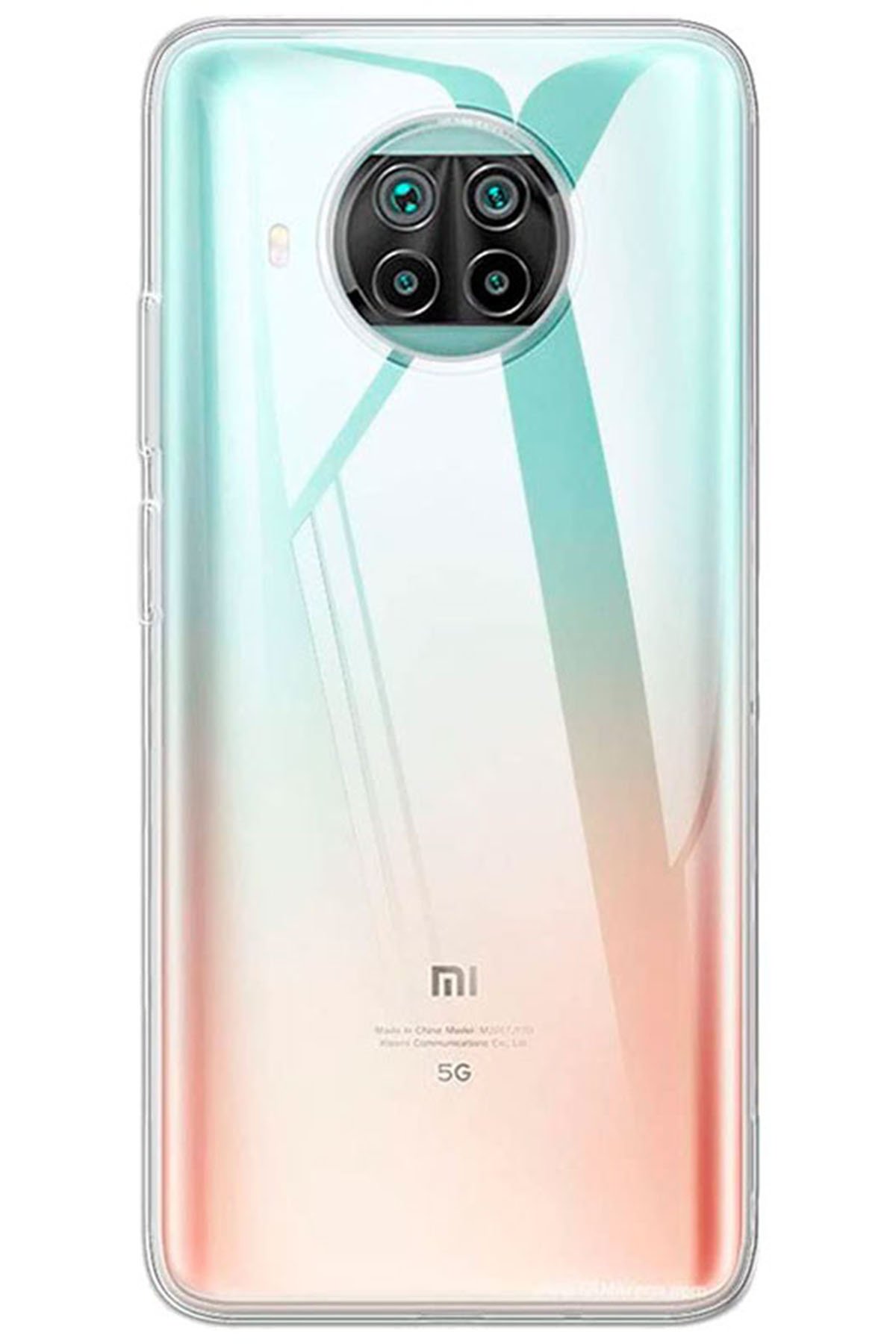 Xiaomi Mi 10T Lite Kılıf Lüx Şeffaf Silikon - Şeffaf  Xiaomi Mi 10T Lite Kılıf Lüx Şeffaf Silikon - Şeffaf