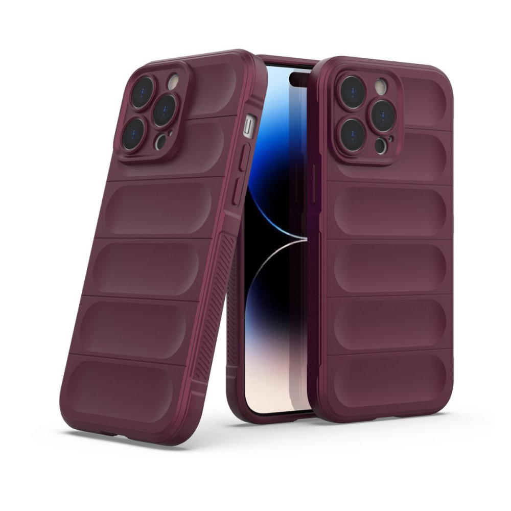  iPhone 15 Pro Max Kılıf Optimum Silikon - Bordo