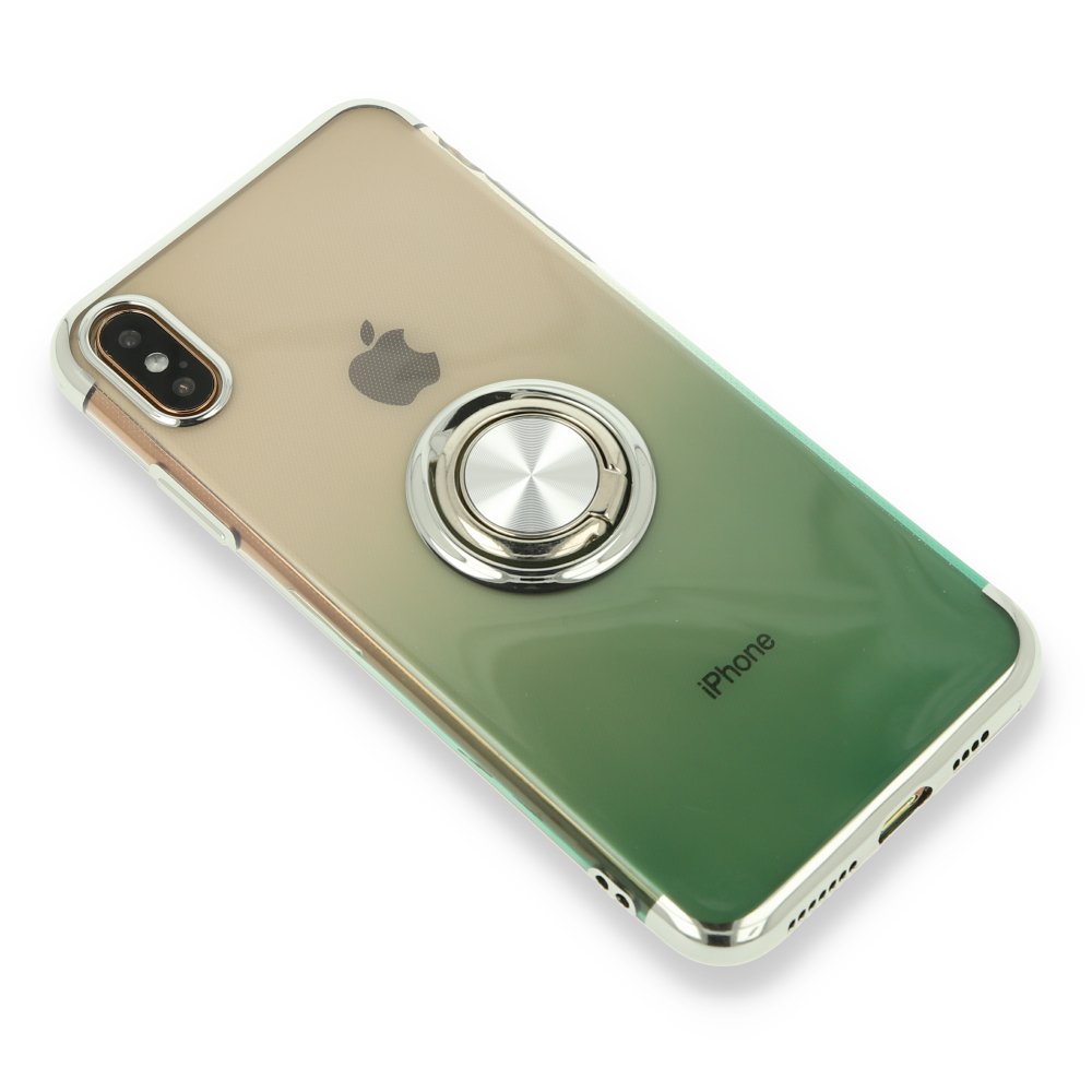  iPhone XS Kılıf Marvel Yüzüklü Silikon - Yeşil