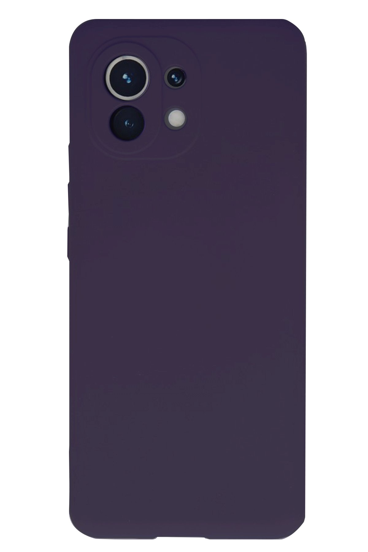 Xiaomi Mi 11 Kılıf Nano içi Kadife Silikon - Mor Xiaomi Mi 11 Kılıf Nano içi Kadife Silikon - Mor