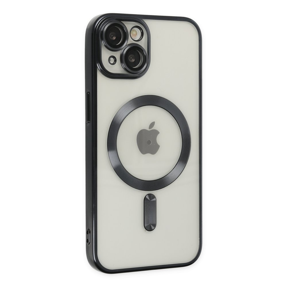  iPhone 14 Plus Kılıf Kross Magneticsafe Kapak - Siyah