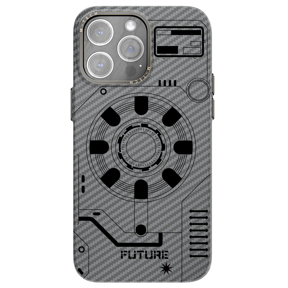 iPhone 13 Pro Max Kılıf Mekanik Magsafe Kapak - Füme - 2  iPhone 13 Pro Max Kılıf Mekanik Magsafe Kapak - Füme - 2