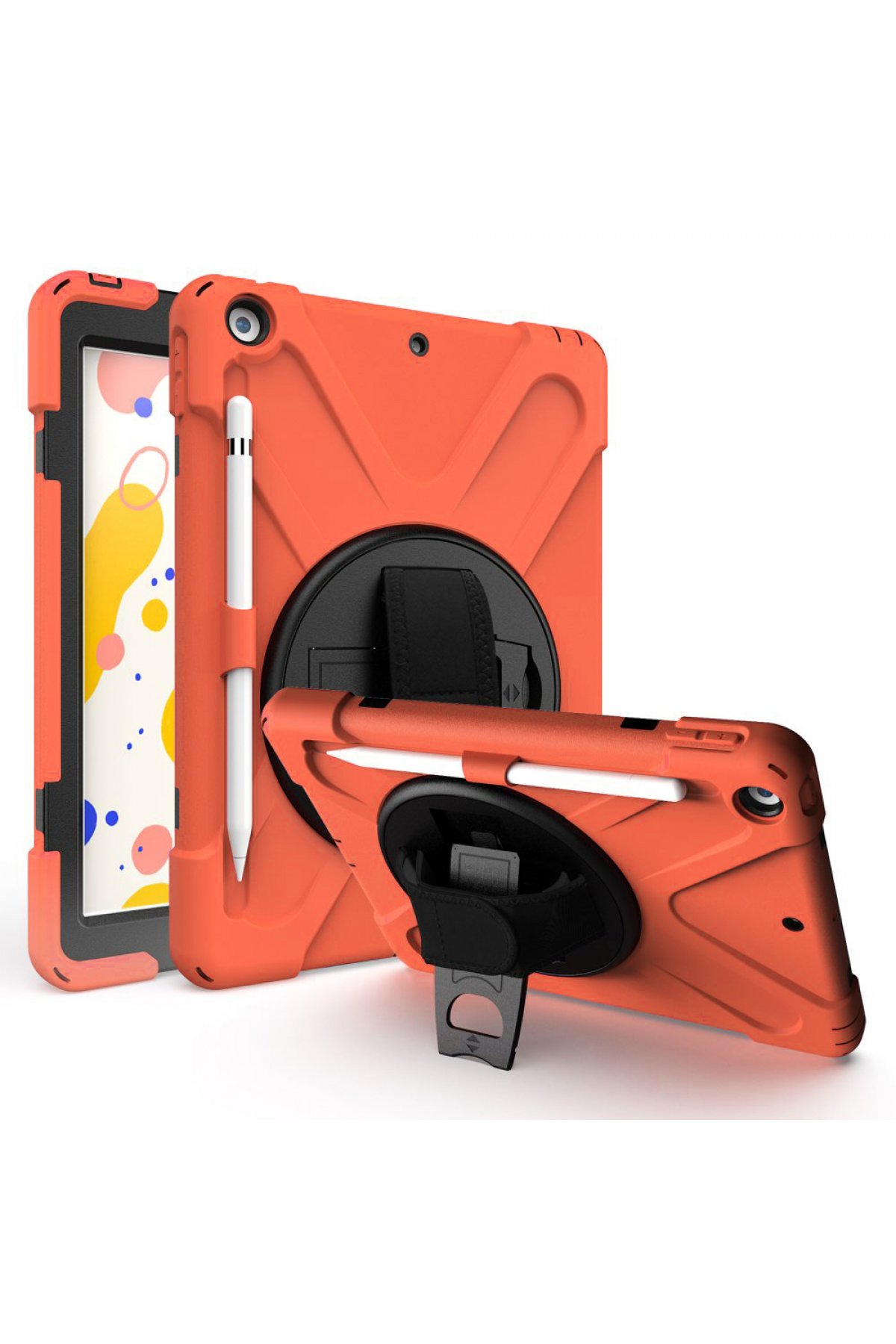  iPad 5 Air 9.7 Kılıf Amazing Tablet Kapak - Turuncu