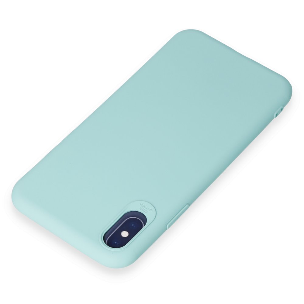  iPhone X Kılıf First Silikon - Turkuaz
