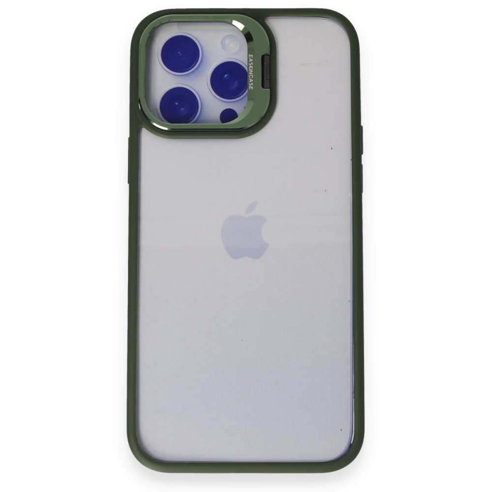 Joko iPhone 14 Pro Kılıf Roblox Lens Standlı Kapak - Koyu Yeşil