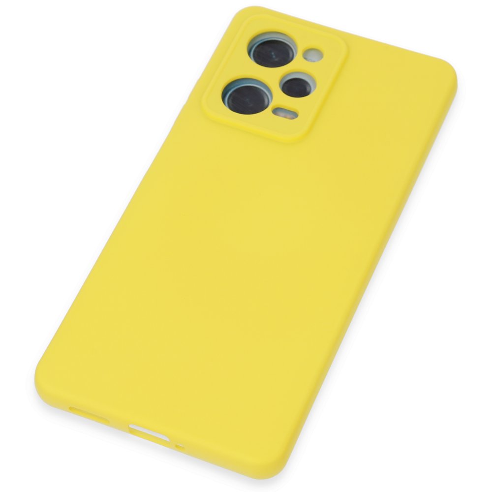 Xiaomi Poco X5 5G Kılıf Nano içi Kadife Silikon - Sarı Xiaomi Poco X5 5G Kılıf Nano içi Kadife Silikon - Sarı