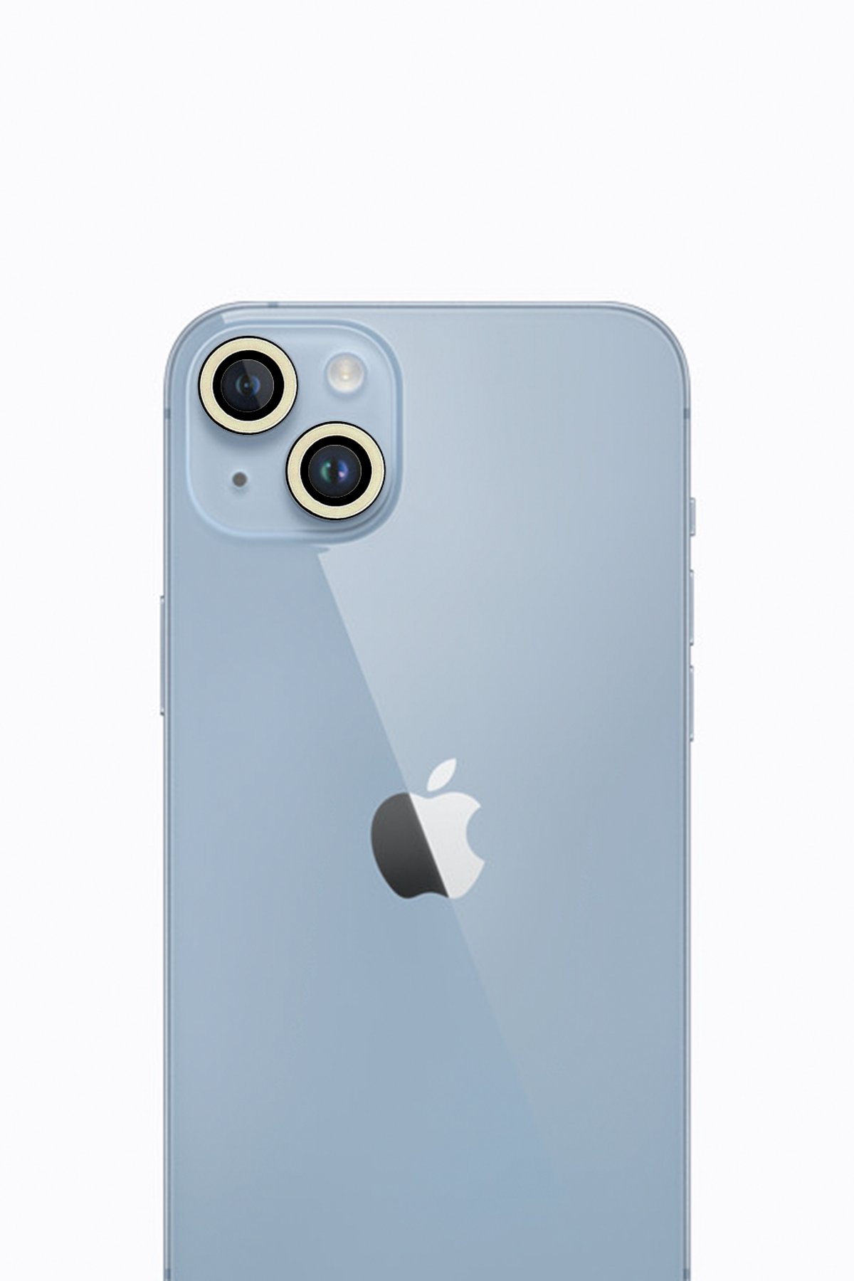  iPhone 13 Mini Neon Fosforlu Kamera Lens - Beyaz