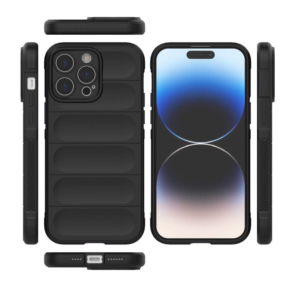 iPhone 16 Pro Max Kılıf Optimum Silikon - Siyah iPhone 16 Pro Max Kılıf Optimum Silikon - Siyah