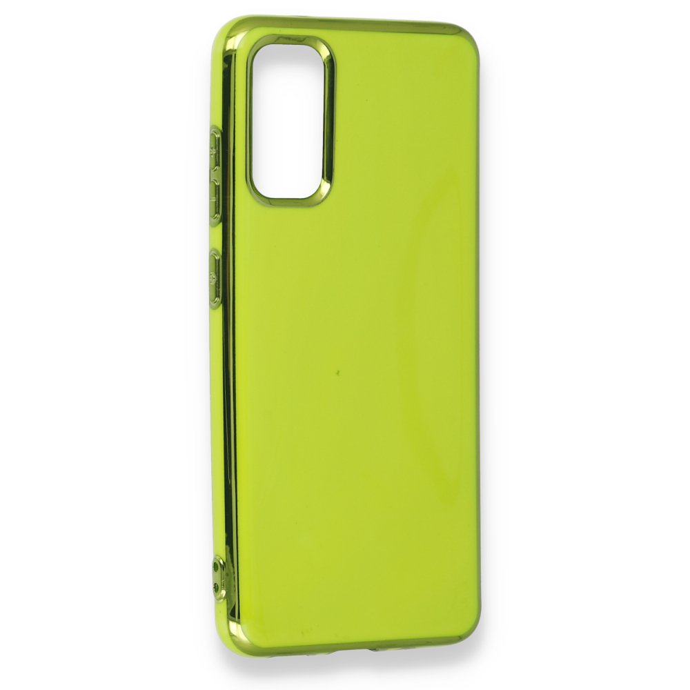 Samsung Galaxy S20 Plus Kılıf İkon Silikon - Yeşil