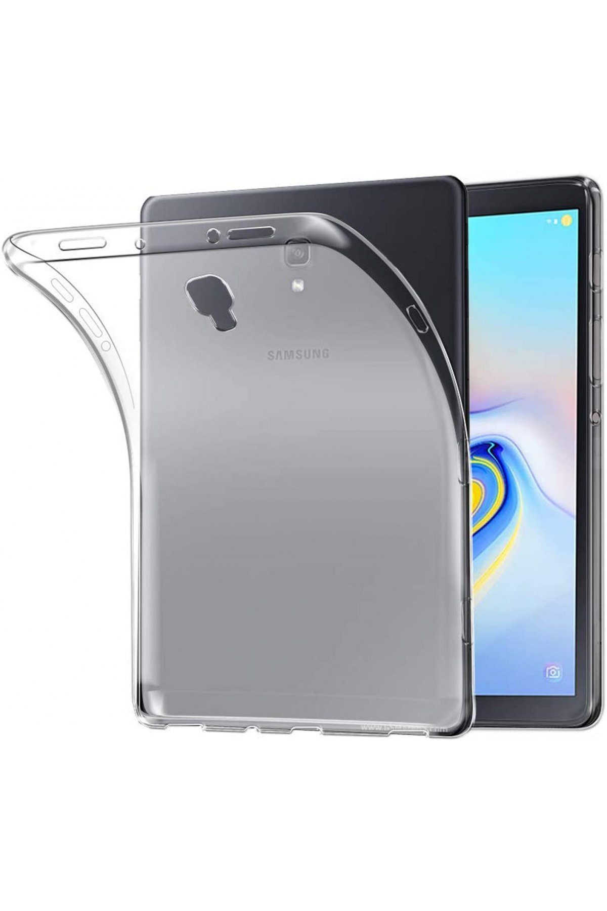  Samsung Galaxy T590 Tab A 10.5 Kılıf Tablet Şeffaf Silikon