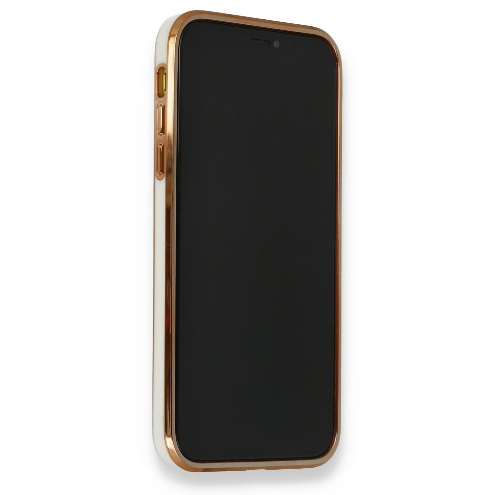  iPhone 12 Kılıf Liva Silikon - Beyaz
