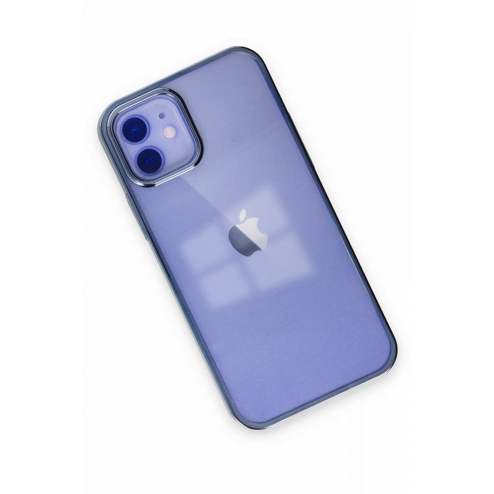  iPhone 12 Kılıf Element Silikon - Mavi