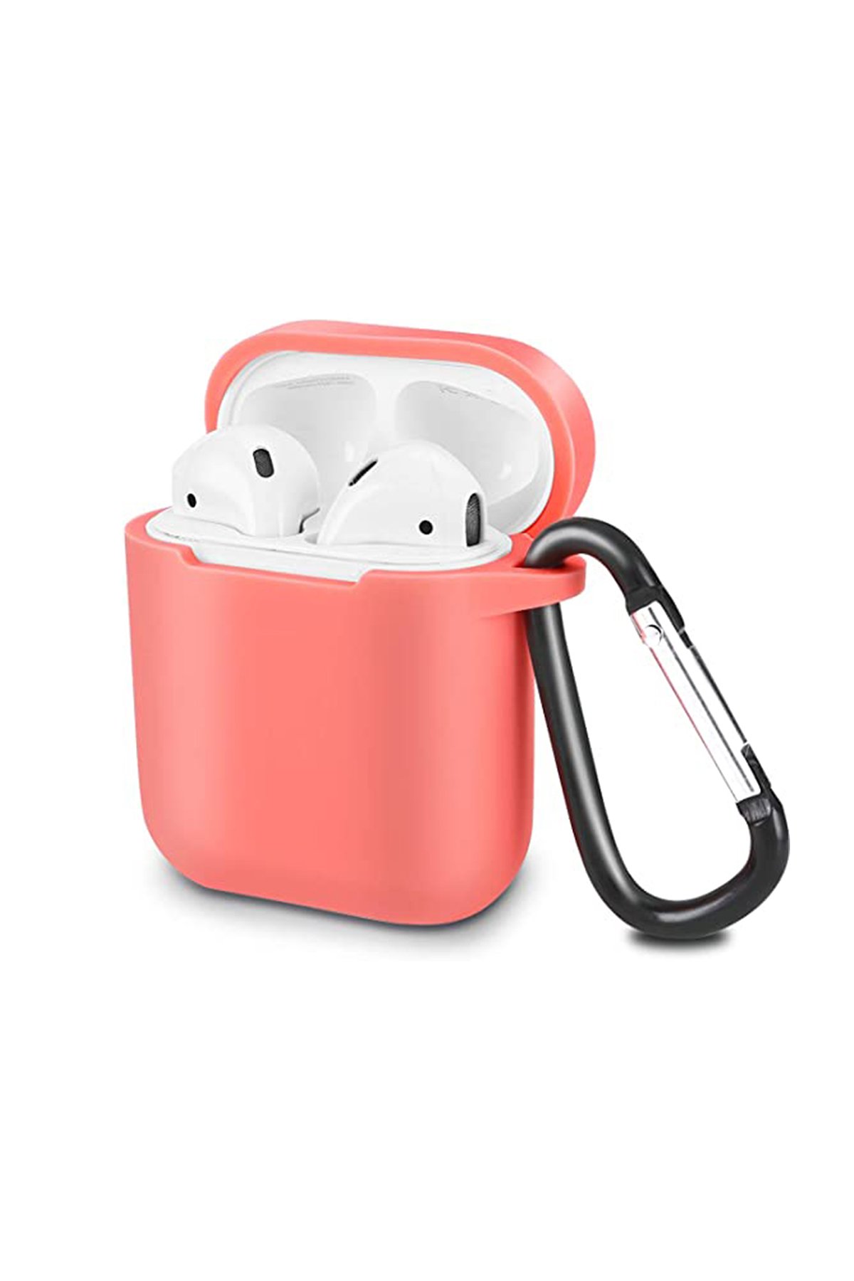  Airpods (1.nesil) Sert Silikon Kılıf - Fuşya