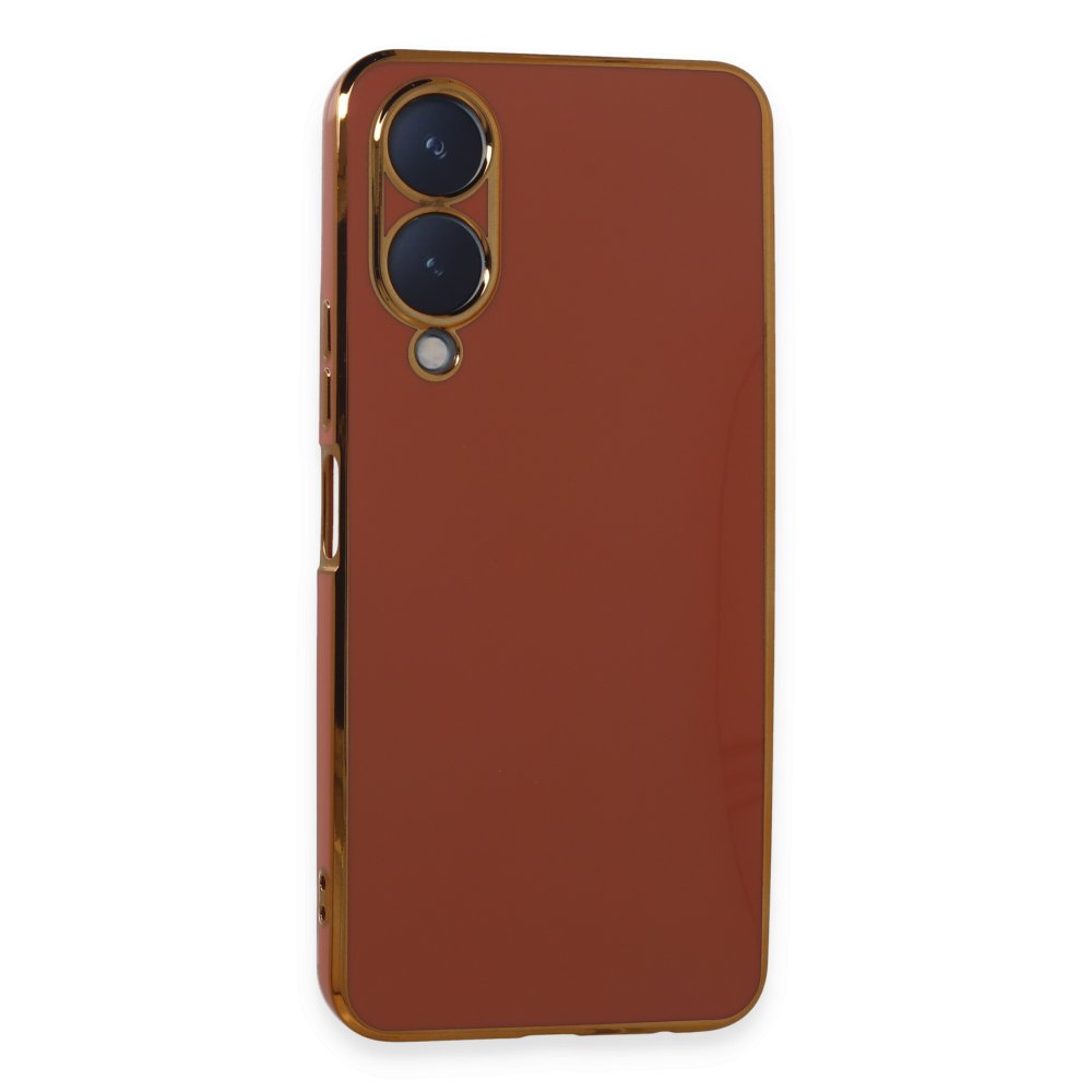 Vivo Y17S Kılıf Volet Silikon - Kırmızı Vivo Y17S Kılıf Volet Silikon - Kırmızı