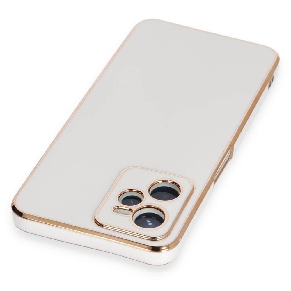 Realme C35 Kılıf Volet Silikon - Beyaz  Realme C35 Kılıf Volet Silikon - Beyaz