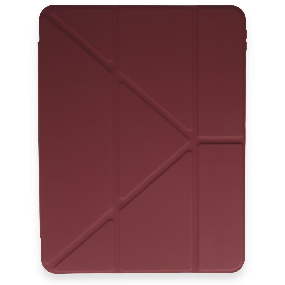  iPad Pro 12.9 (2020) Kılıf Kalemlikli Mars Tablet Kılıfı - Mor