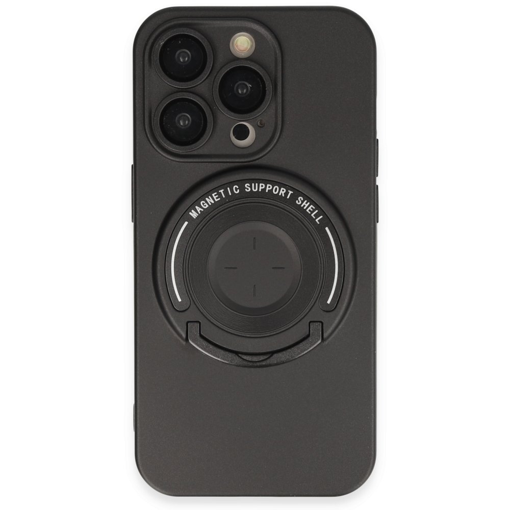  iPhone 13 Pro Kılıf Lukka Magneticsafe Kapak - Siyah