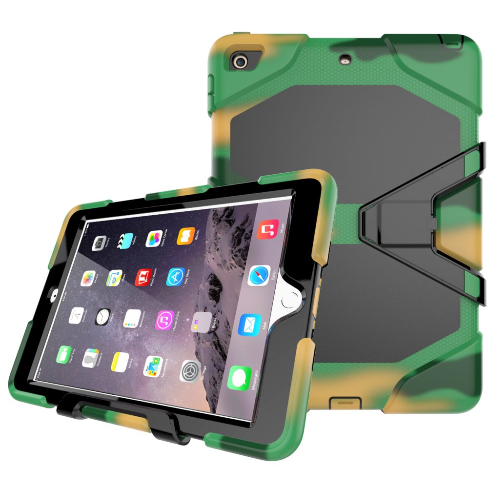 iPad 9.7 (2017) Kılıf Griffin Tablet Kapak - Kamuflaj iPad 9.7 (2017) Kılıf Griffin Tablet Kapak - Kamuflaj