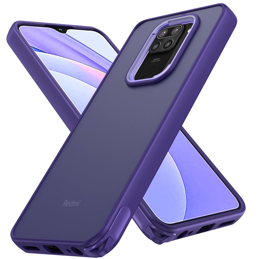Redmi Note 9 Kılıf Elegant Kapak - Derin Mor