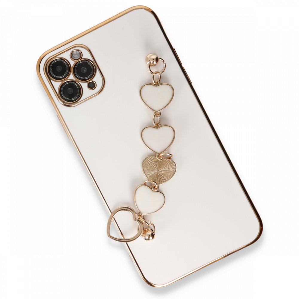  iPhone 11 Pro Kılıf Esila Silikon - Beyaz