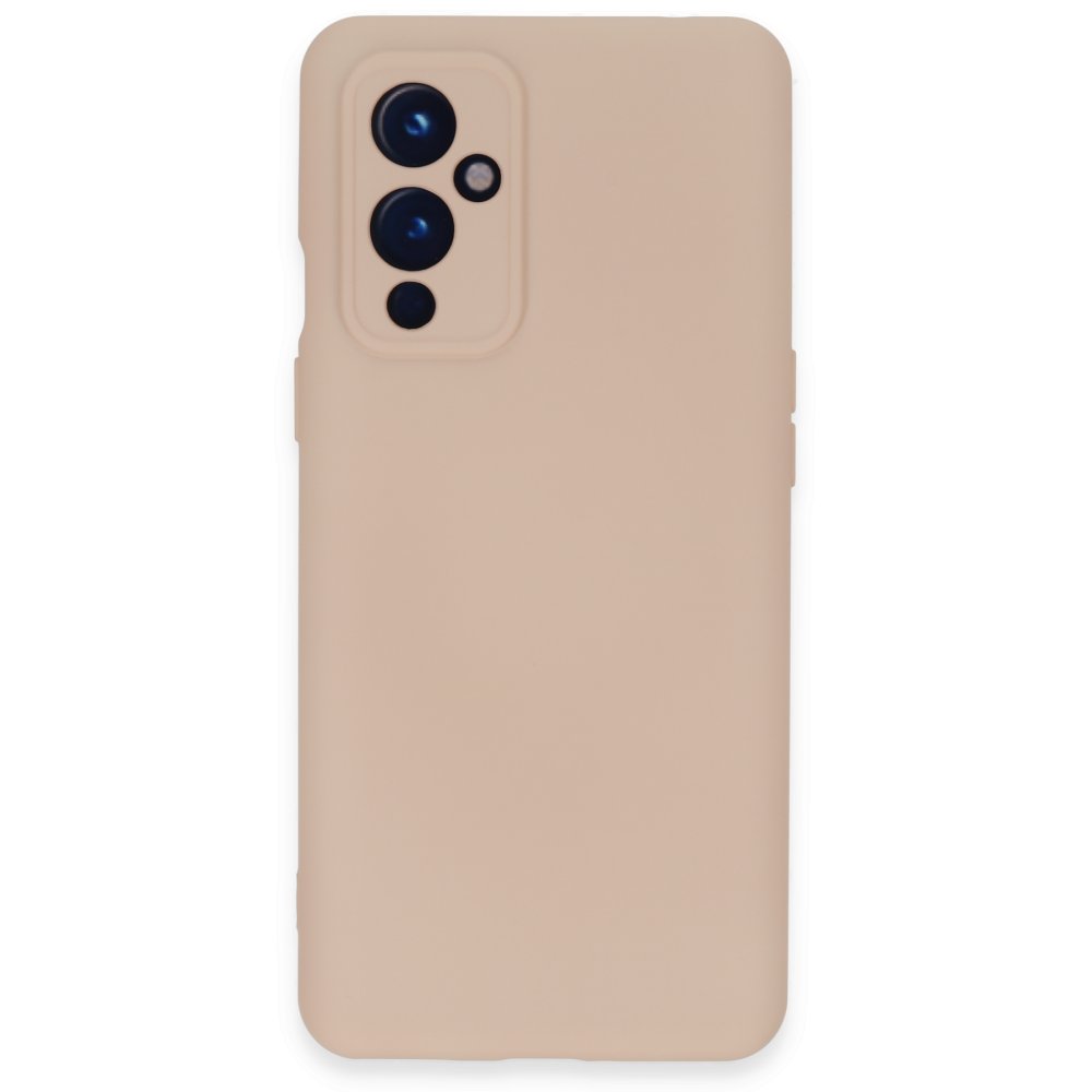 One Plus 9 Kılıf Nano içi Kadife Silikon - Pudra One Plus 9 Kılıf Nano içi Kadife Silikon - Pudra