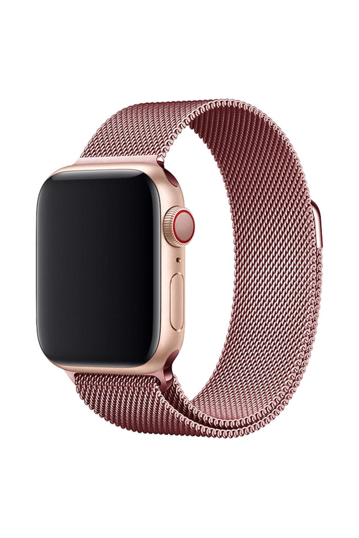  Apple Watch 42mm Metal Mıknatıslı Kordon - Rose