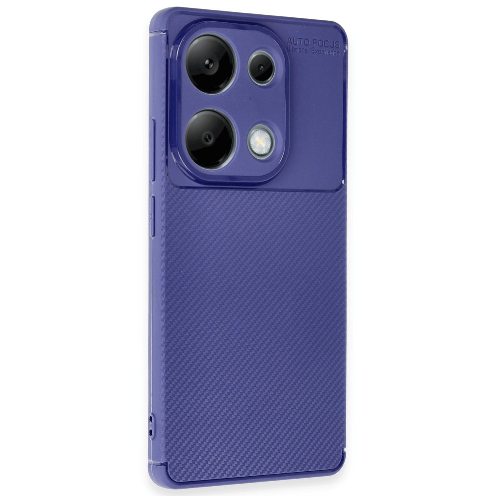 Xiaomi Poco M6 Pro 4G Kılıf Auto Focus Karbon Kapak - Lacivert Xiaomi Poco M6 Pro 4G Kılıf Auto Focus Karbon Kapak - Lacivert