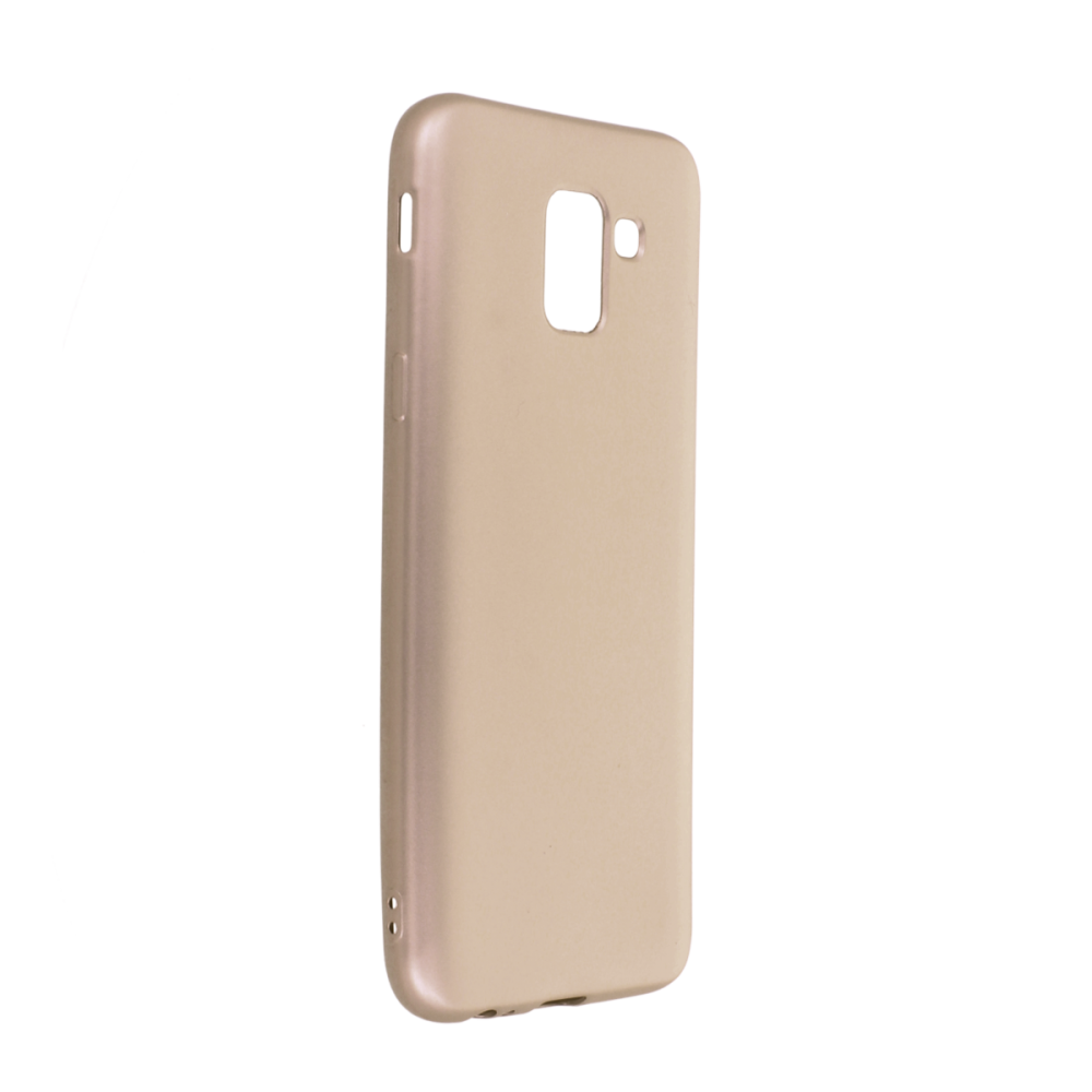  Samsung Galaxy J6 Kılıf First Silikon - Gold