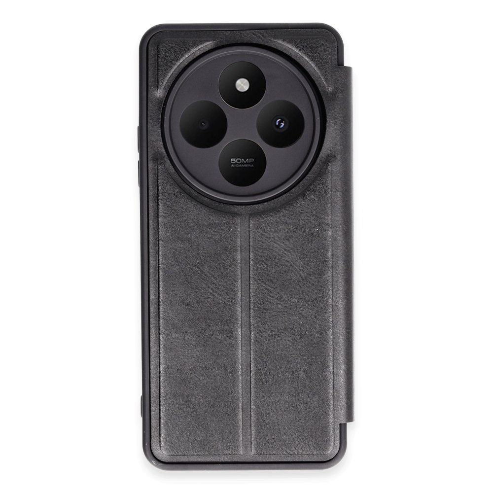 Redmi 14C Kılıf Flip Cover - Siyah