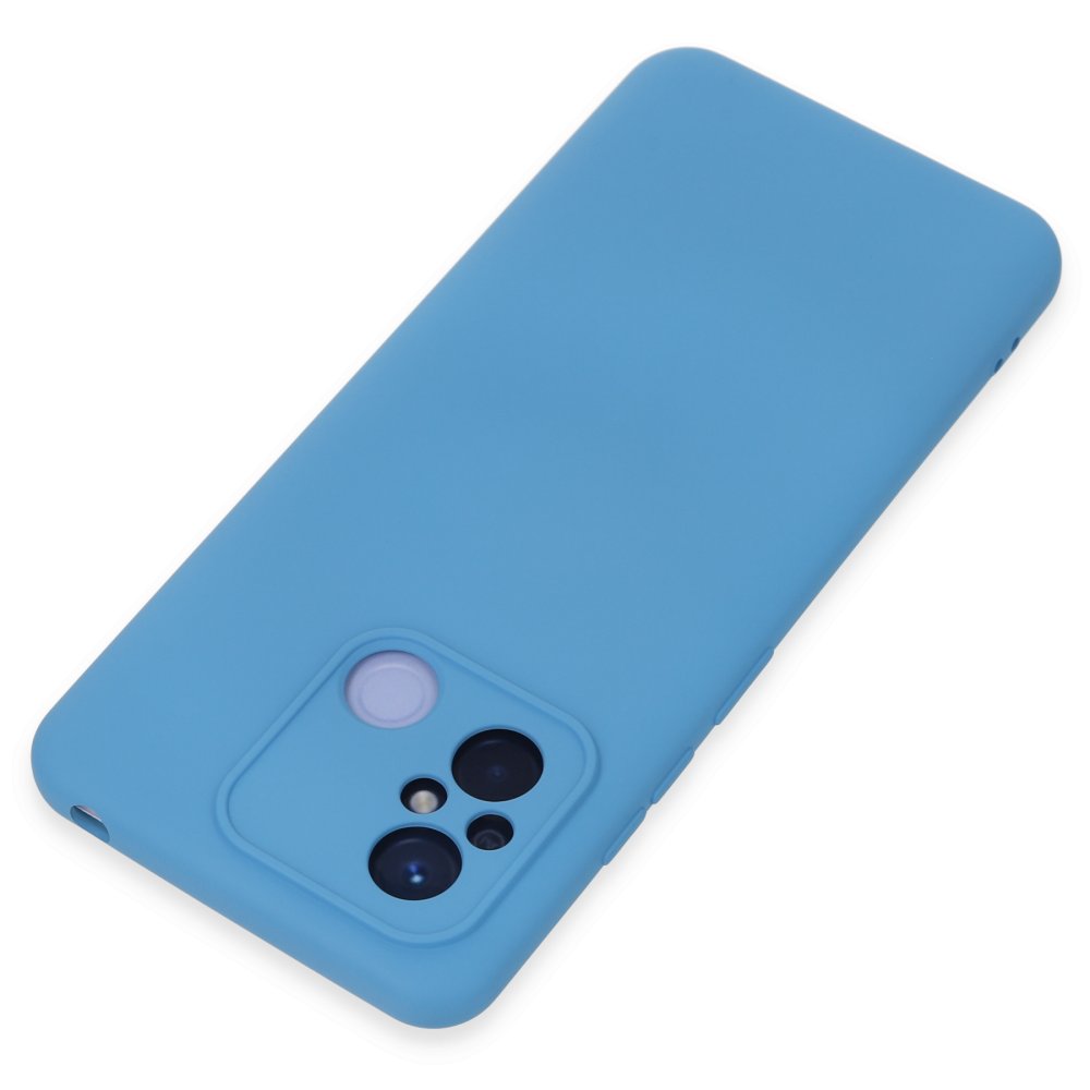 Redmi 12C Kılıf Nano içi Kadife Silikon - Mavi Redmi 12C Kılıf Nano içi Kadife Silikon - Mavi