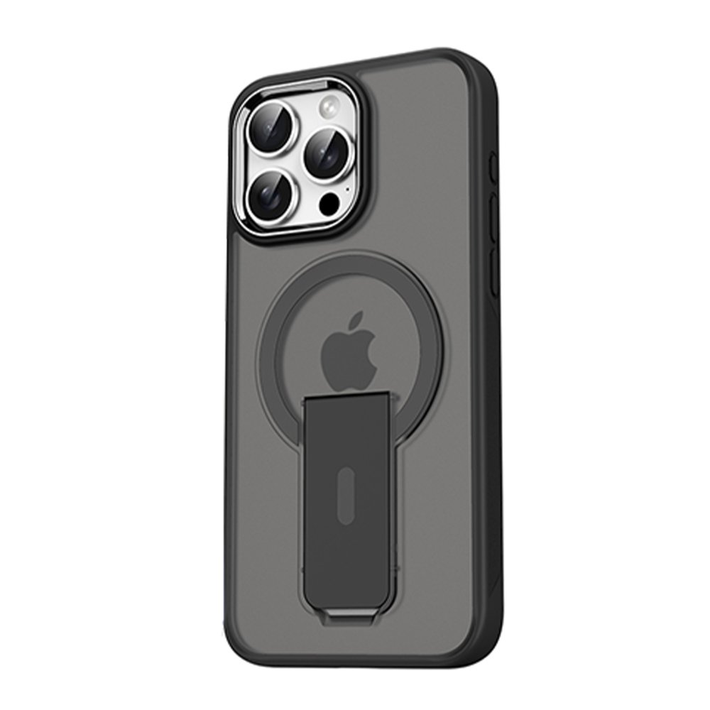  iPhone 16 Pro Tork Magsafe Standlı Kapak - Siyah