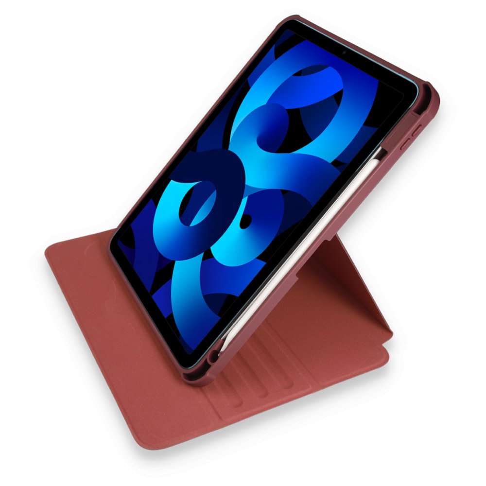  iPad 10.2 (8.nesil) Kılıf Starling 360 Kalemlikli Tablet Kılıf - Mor