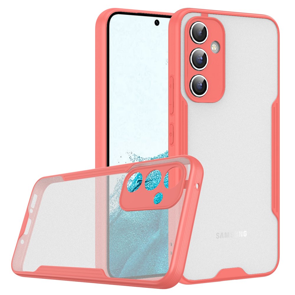  Samsung Galaxy A24 4G Kılıf Platin Silikon - Pembe